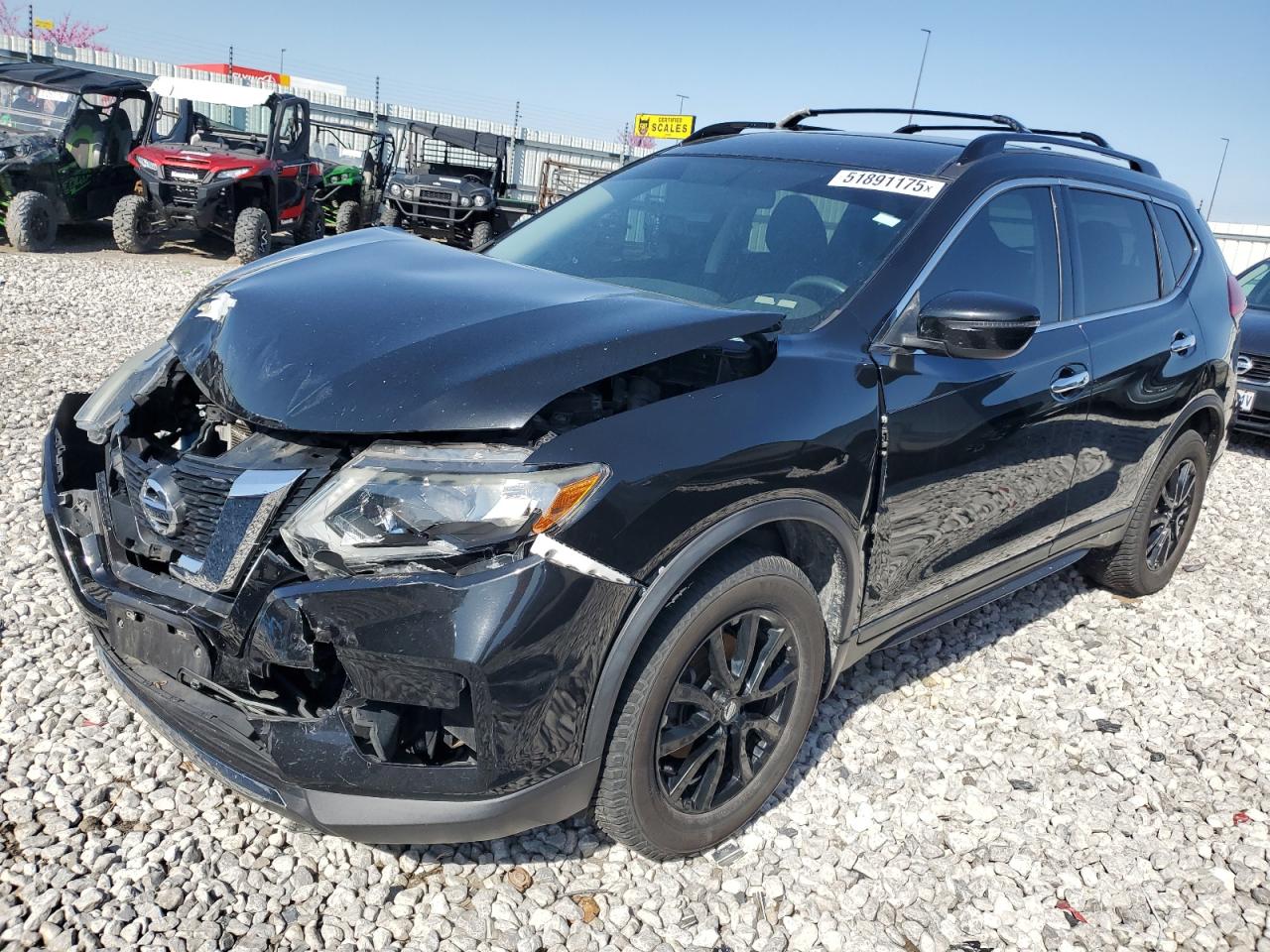 2017 Nissan Rogue Sv за продажба в Cahokia Heights, IL - Front End