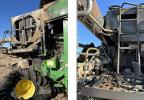 2011 John Deere 9870 Sts zu verkaufen in Greenwood, NE - Burn - Engine
