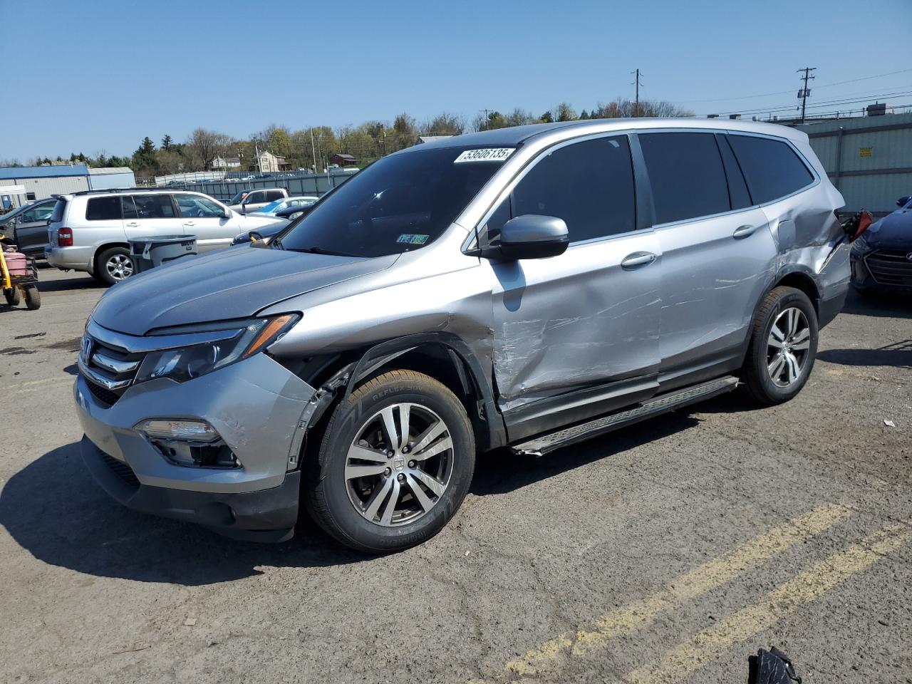 2017 Honda Pilot Ex იყიდება Pennsburg-ში, PA - All Over