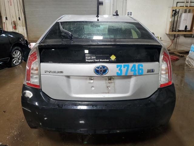 Hatchbacks TOYOTA PRIUS 2012 Srebrny