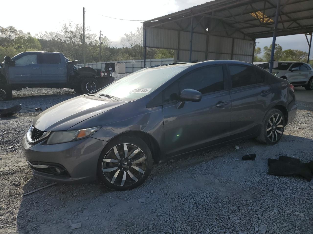 2014 Honda Civic Exl en Venta en Cartersville, GA - Rollover