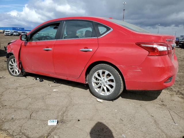  NISSAN SENTRA 2018 Червоний