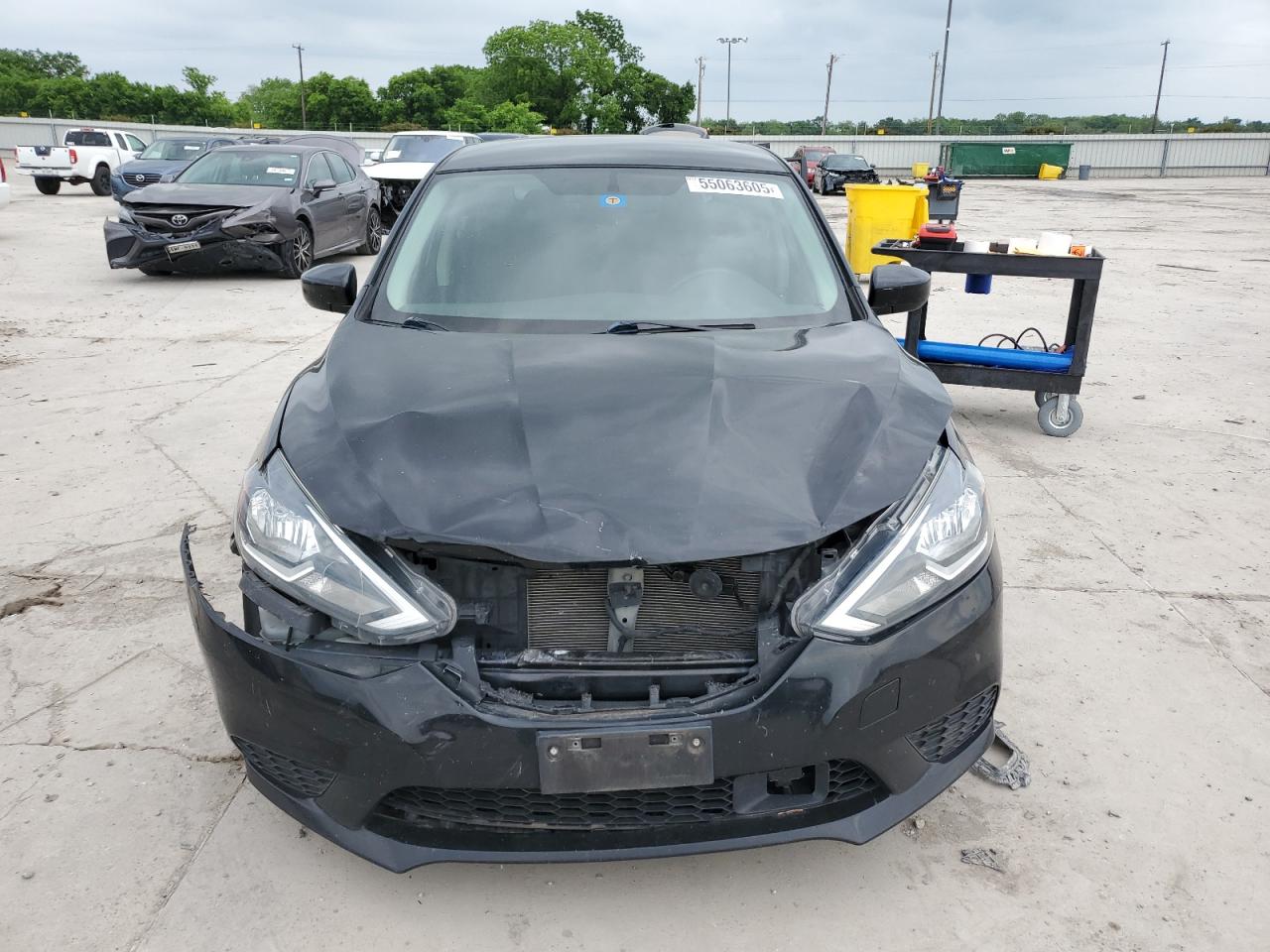 2018 Nissan Sentra S VIN: 3N1AB7AP2JY261742 Lot: 55063605