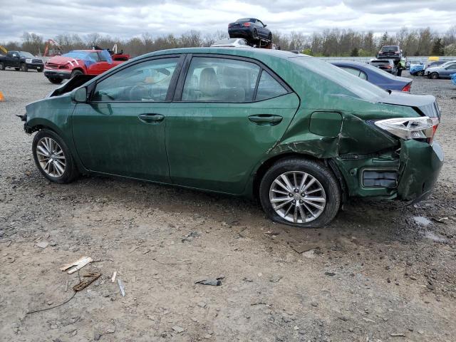  TOYOTA COROLLA 2015 Зеленый
