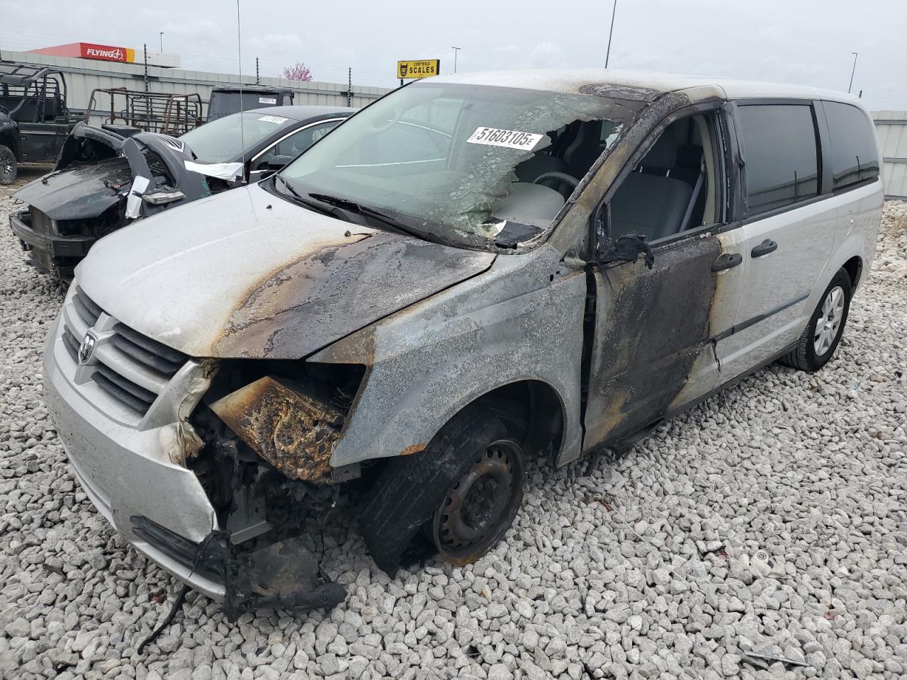 2008 Dodge Grand Caravan Se en Venta en Cahokia Heights, IL - Burn