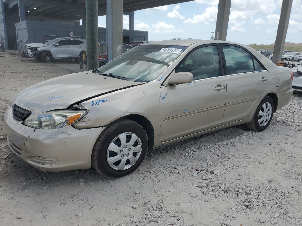 2004 Toyota Camry Le на продаже в West Palm Beach, FL - Front End