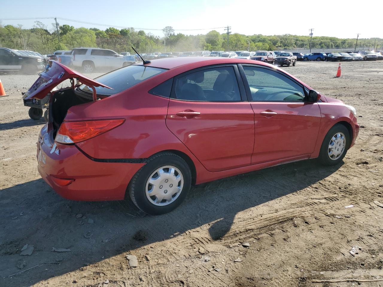 2014 Hyundai Accent Gls VIN: KMHCT4AE6EU743053 Lot: 54218505