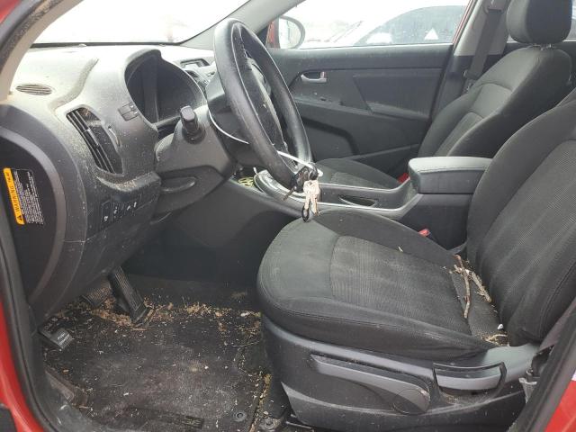  KIA SPORTAGE 2012 Красный