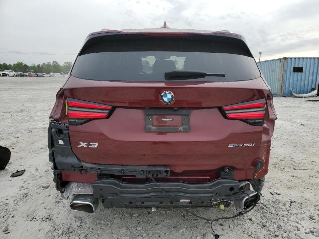  BMW X3 2022 Burgundy
