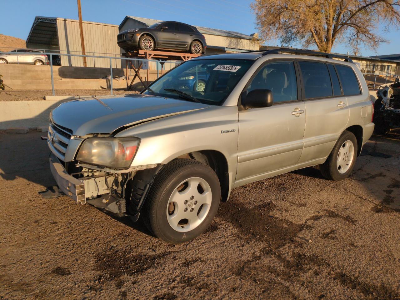 2004 Toyota Highlander للبيع في Albuquerque، NM - Front End