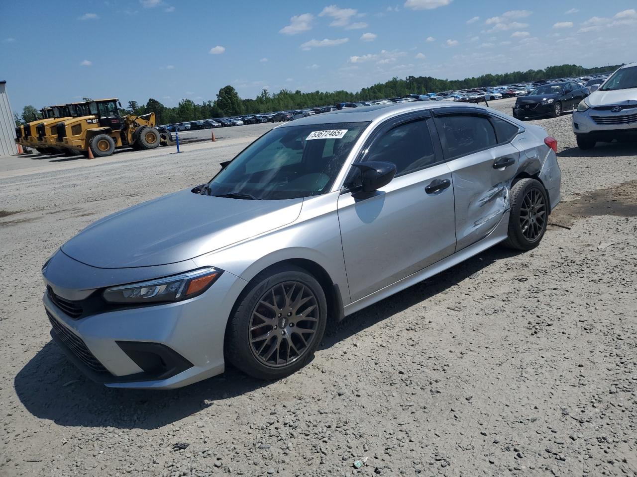 2022 Honda Civic Ex for Sale in Lumberton, NC - Side
