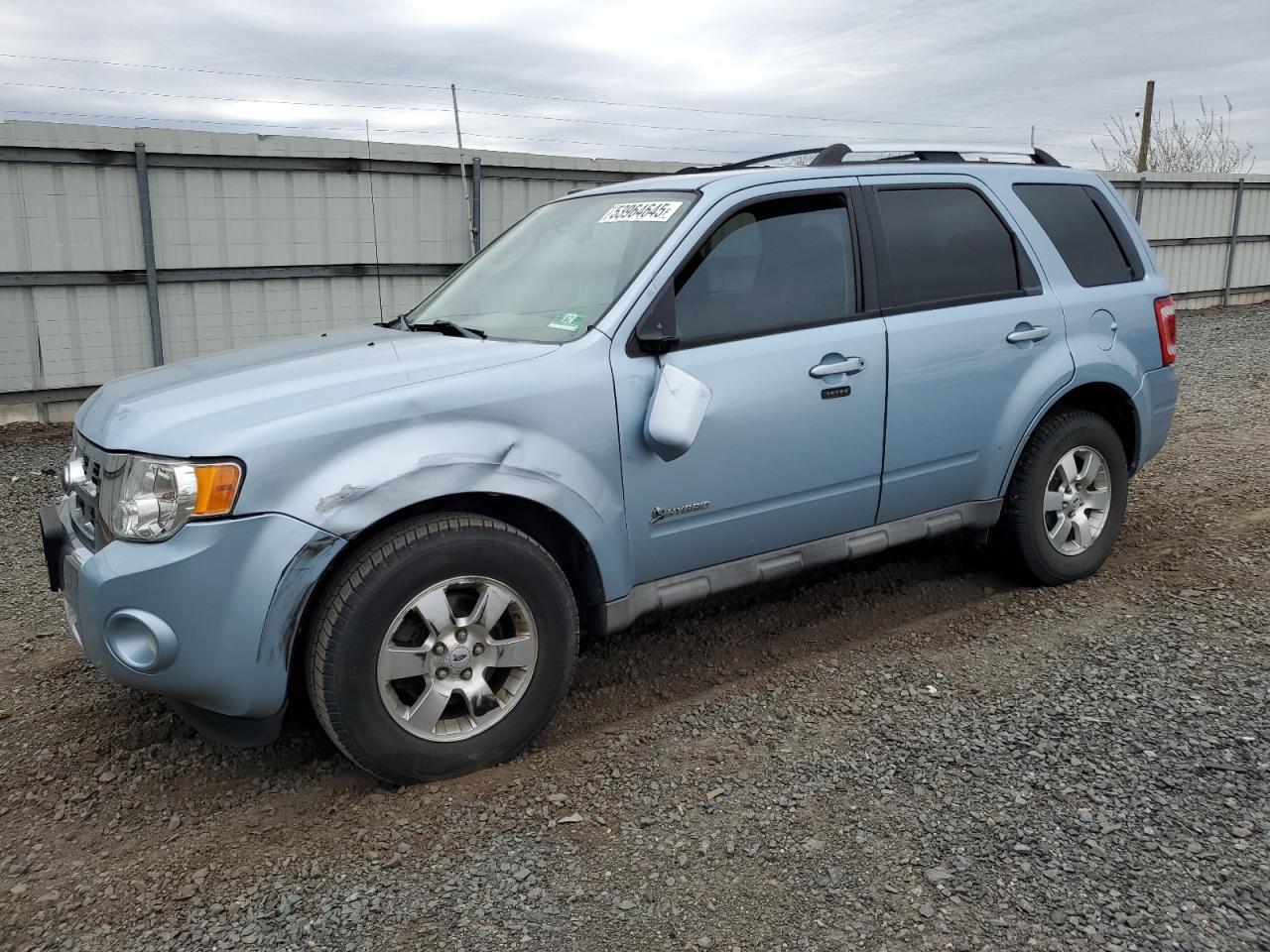 2009 Ford Escape Hybrid იყიდება Hillsborough-ში, NJ - Side