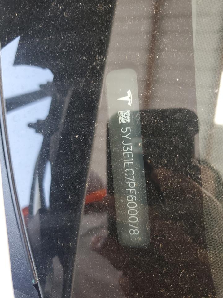 2023 Tesla Model 3 VIN: 5YJ3E1EC7PF600078 Lot: 52805345