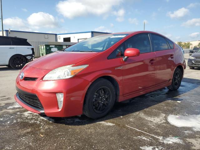  TOYOTA PRIUS 2015 Czerwony