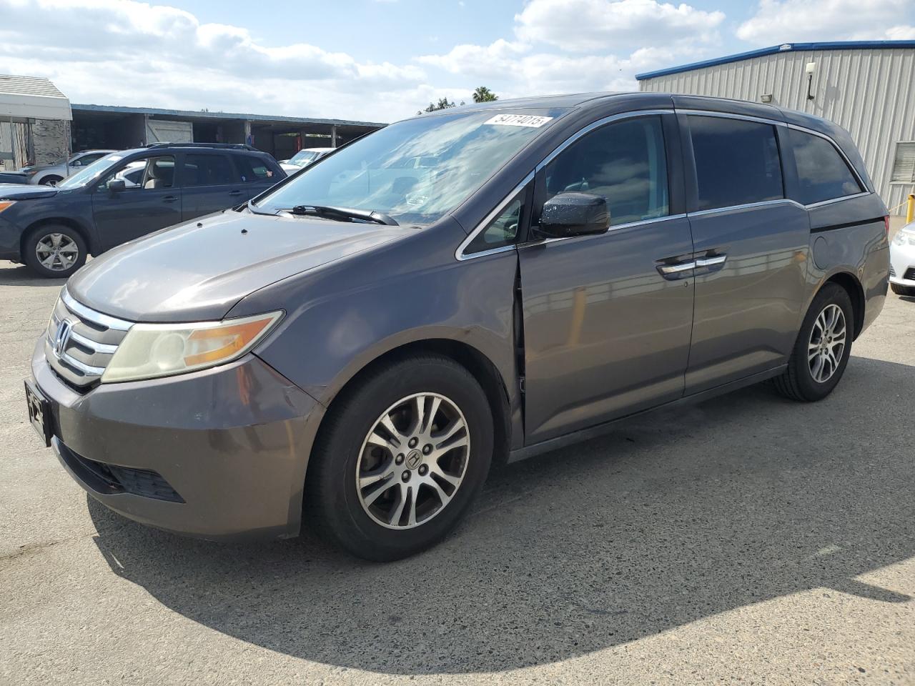 2011 Honda Odyssey Exl de vânzare în Fresno, CA - Side