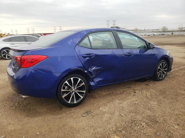  TOYOTA COROLLA 2017 Blue