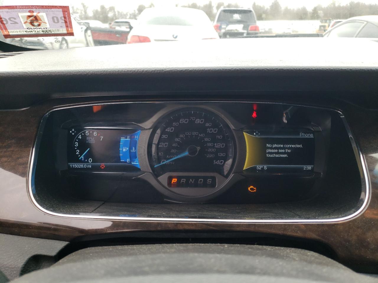 2015 Ford Taurus Limited VIN: 1FAHP2F80FG104713 Lot: 51642845