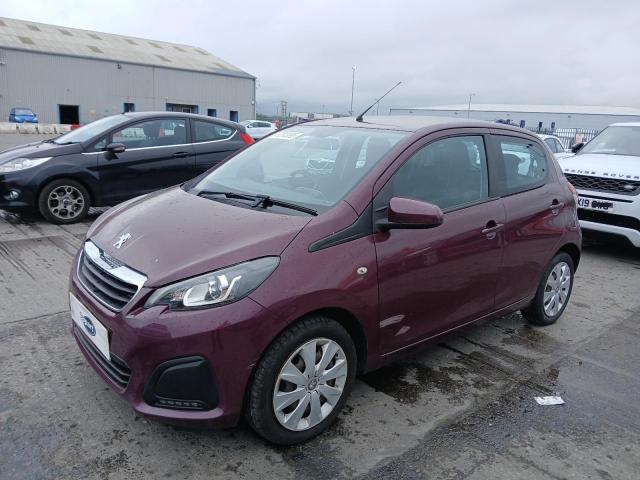 2016 PEUGEOT 108 ACTIVE for sale at Copart CHESTER