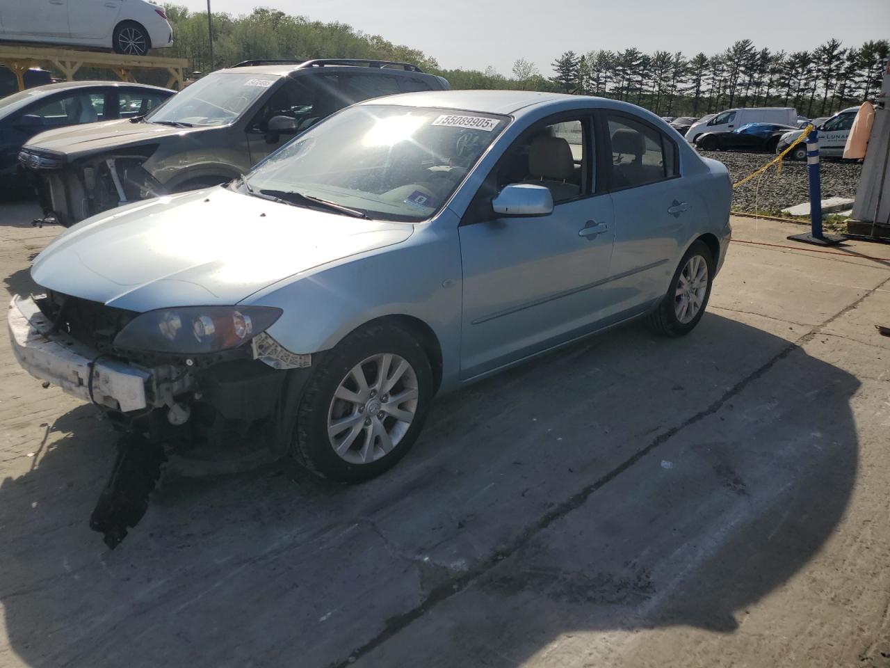 2008 Mazda 3 I იყიდება Windsor-ში, NJ - Front End