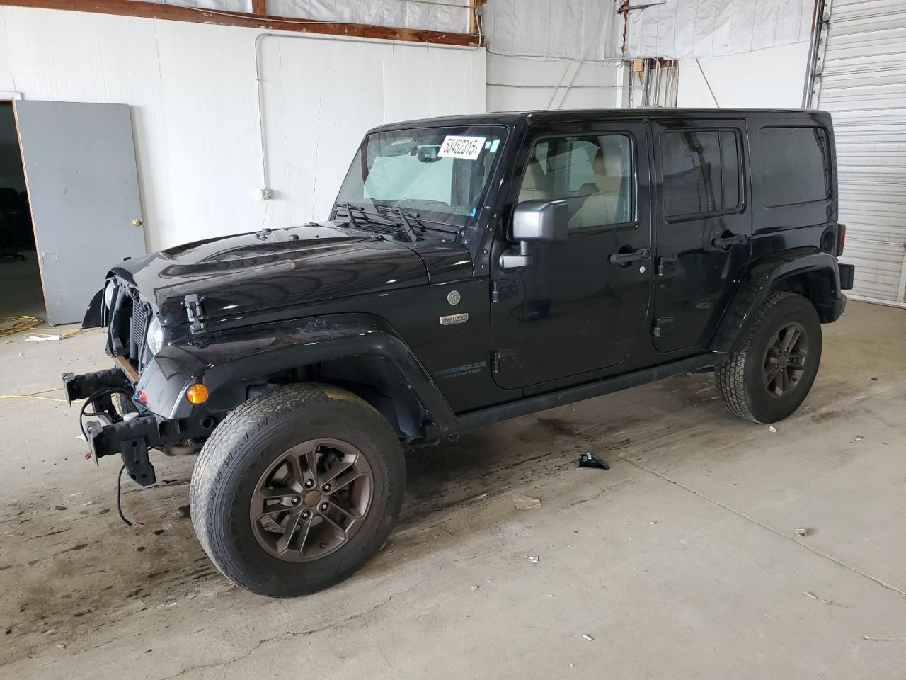 2016 Jeep Wrangler Unlimited Sahara zu verkaufen in Lexington, KY - Front End
