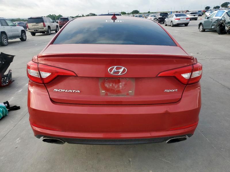  HYUNDAI SONATA 2017 Красный