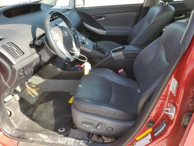  TOYOTA PRIUS 2013 Красный