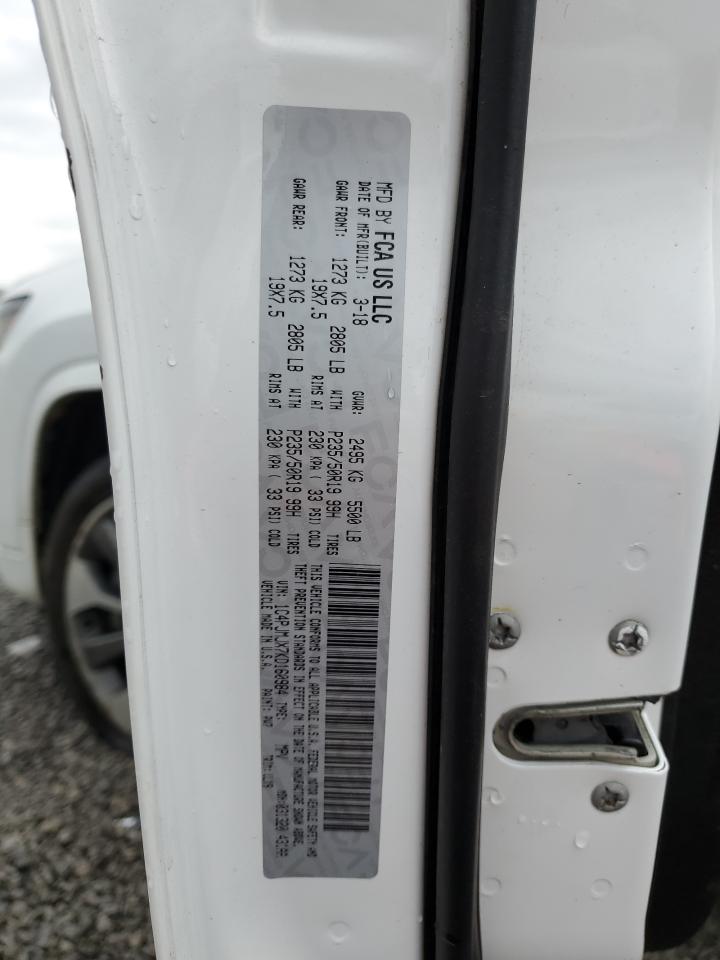 2019 Jeep Cherokee Overland VIN: 1C4PJMJX7KD160984 Lot: 51477275