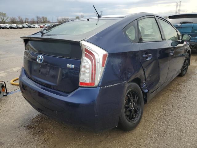  TOYOTA PRIUS 2015 Blue