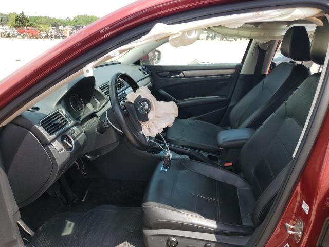  VOLKSWAGEN PASSAT 2015 Бордовый