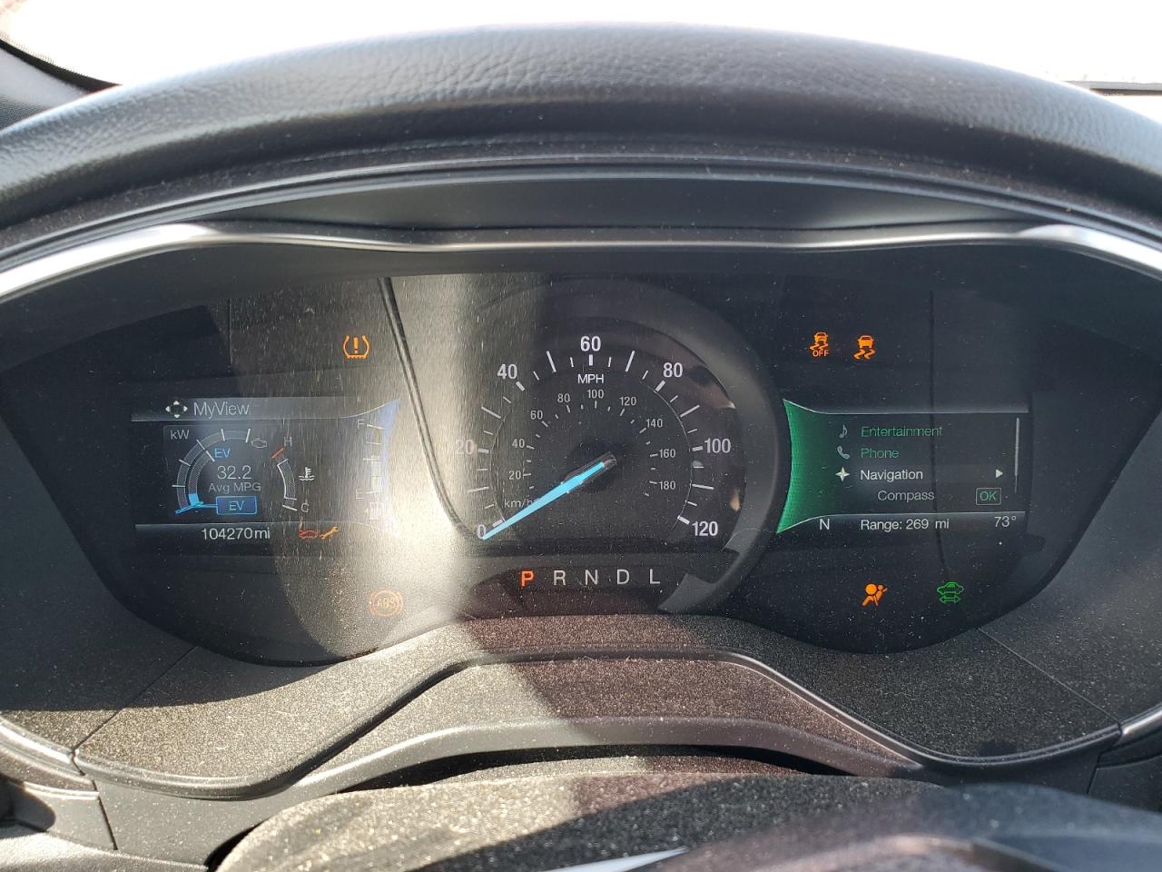 2019 Ford Fusion Titanium VIN: 3FA6P0RU4KR206412 Lot: 53191075