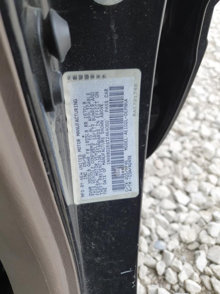 1NXBB02E6TZ464060 1996 Toyota Corolla Dx