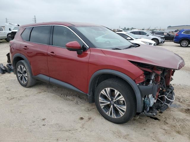  NISSAN ROGUE 2021 Czerwony