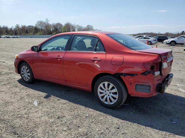 Sedans TOYOTA COROLLA 2012 Czerwony