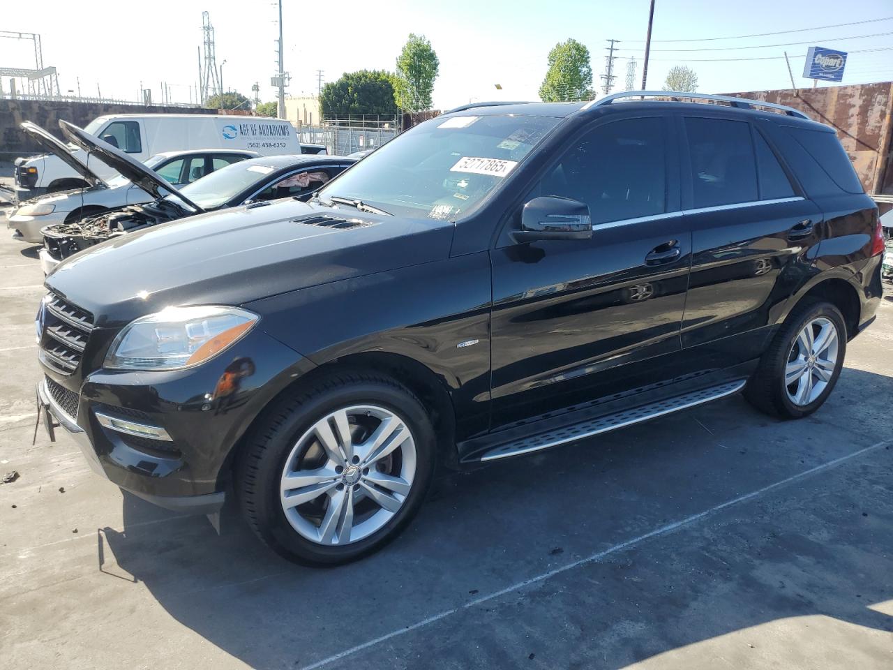 2012 Mercedes-Benz Ml 350 4Matic للبيع في Wilmington، CA - Minor Dent/Scratches