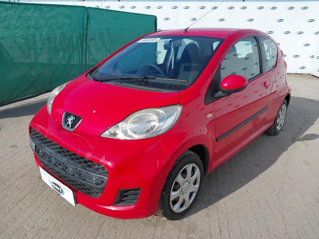 2011 PEUGEOT 107 URBAN for sale at Copart YORK