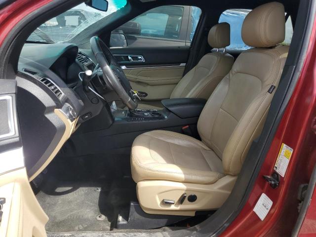  FORD EXPLORER 2017 Czerwony
