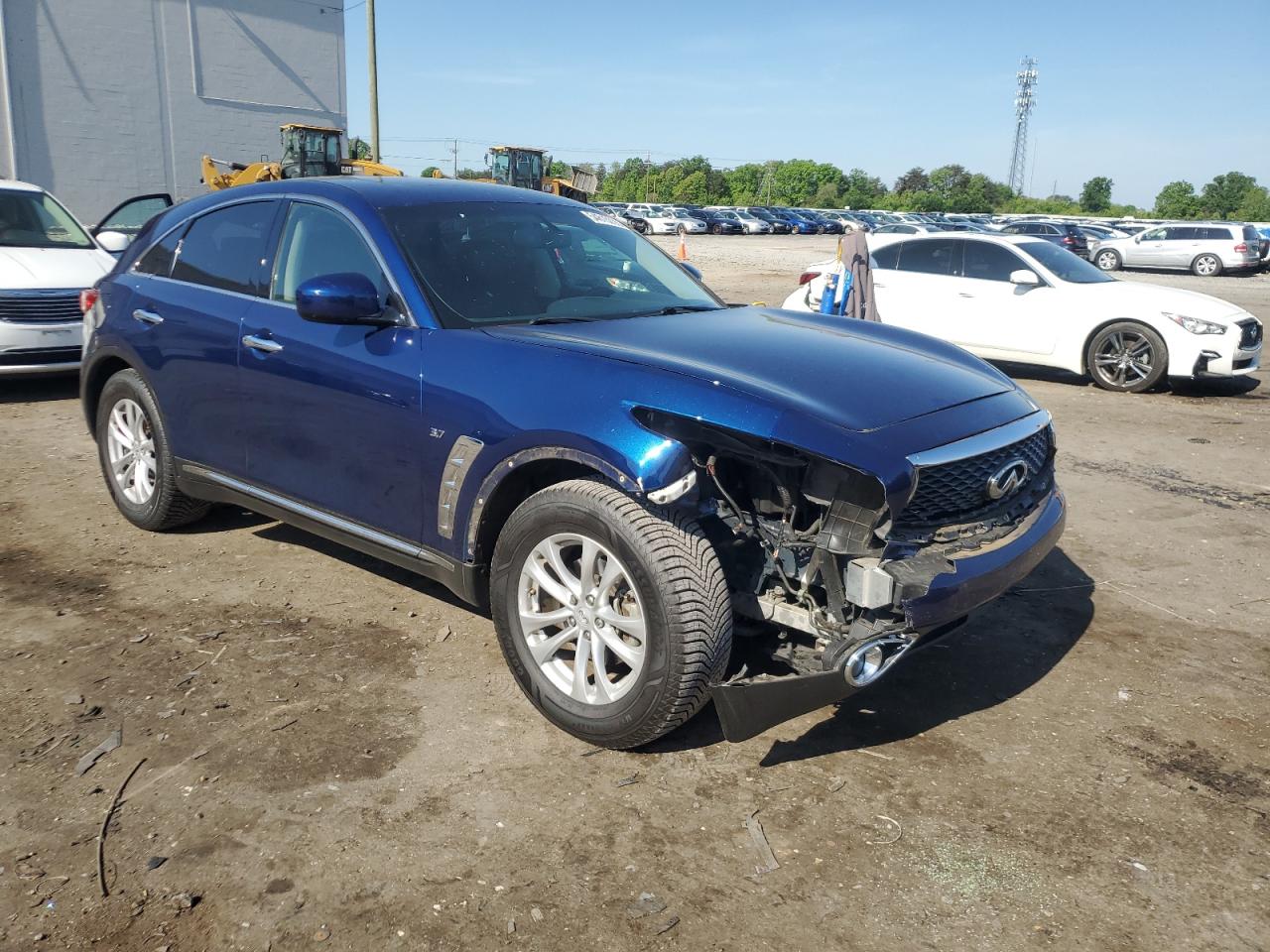 2017 Infiniti Qx70 VIN: JN8CS1MU5HM143836 Lot: 54615055