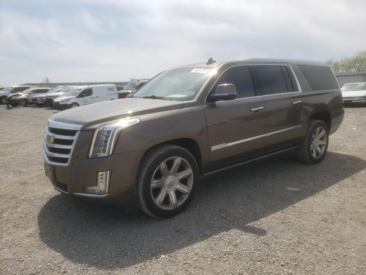 2016 Cadillac Escalade Esv Premium იყიდება Earlington-ში, KY - Hail