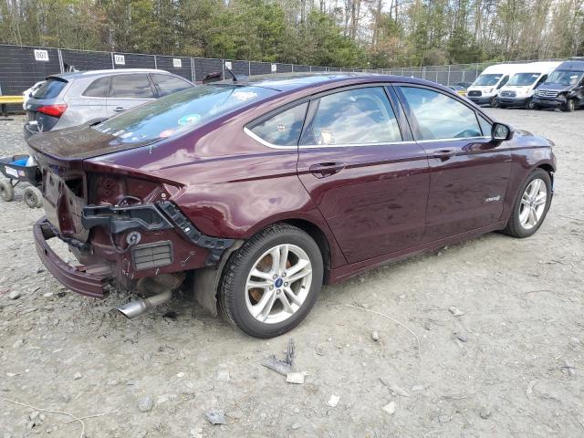  FORD FUSION 2018 Бургунді