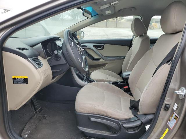 Sedans HYUNDAI ELANTRA 2014 Srebrny