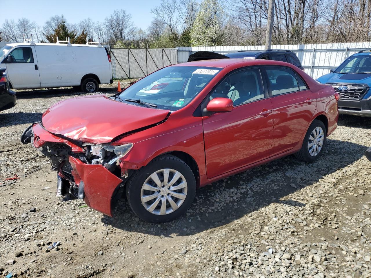 2012 Toyota Corolla Base zu verkaufen in Windsor, NJ - Front End