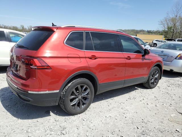  VOLKSWAGEN TIGUAN 2022 Czerwony