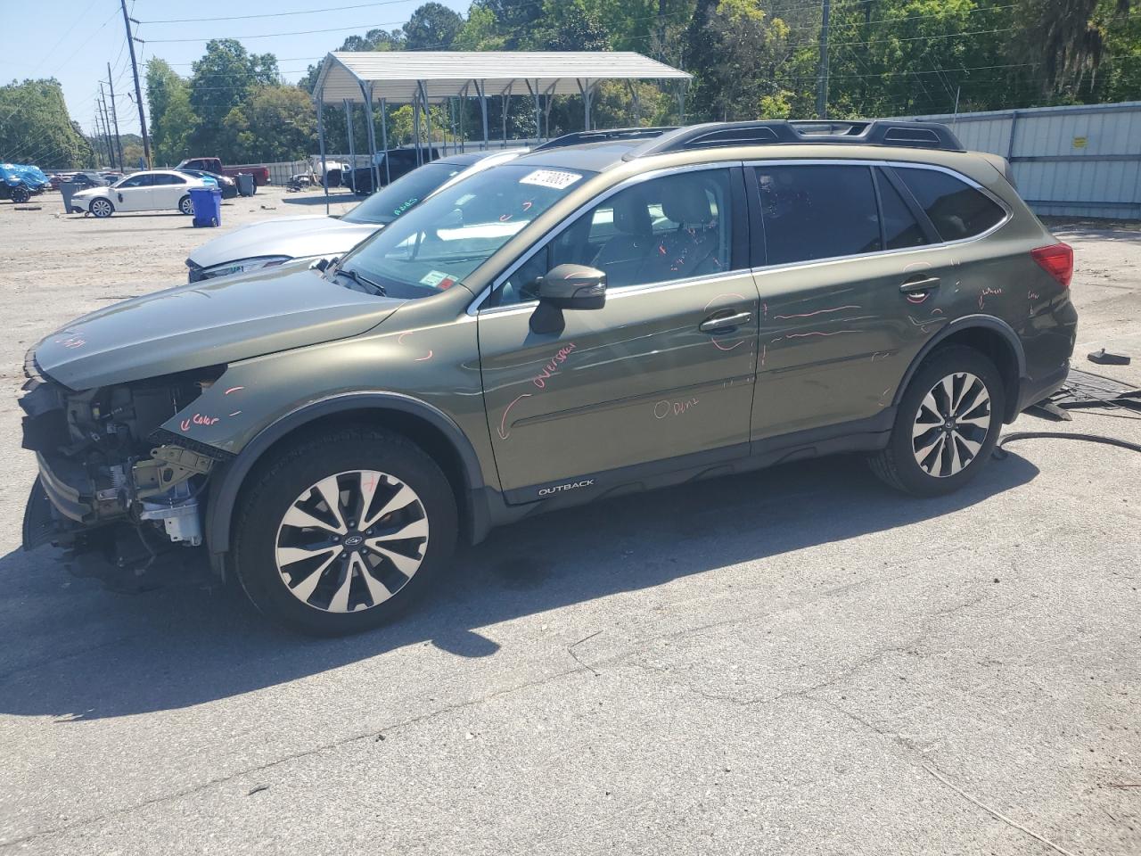 2015 Subaru Outback 2.5I Limited продається в Savannah, GA - All Over