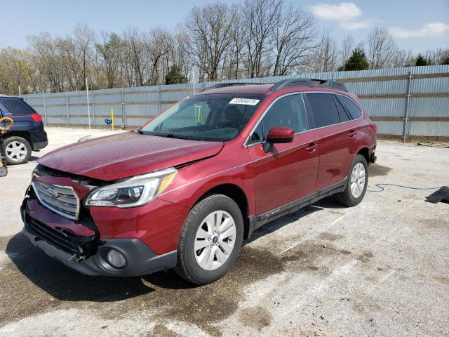  SUBARU OUTBACK 2016 Czerwony