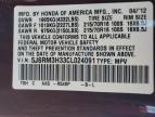 2012 Honda Cr-V Lx for Sale in Wilmer, TX - Front End