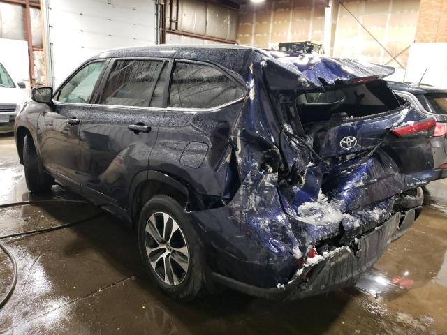  TOYOTA HIGHLANDER 2023 Синий