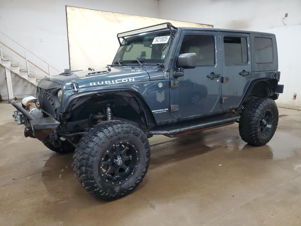 2007 Jeep Wrangler Rubicon de vânzare în Davison, MI - Burn - Engine