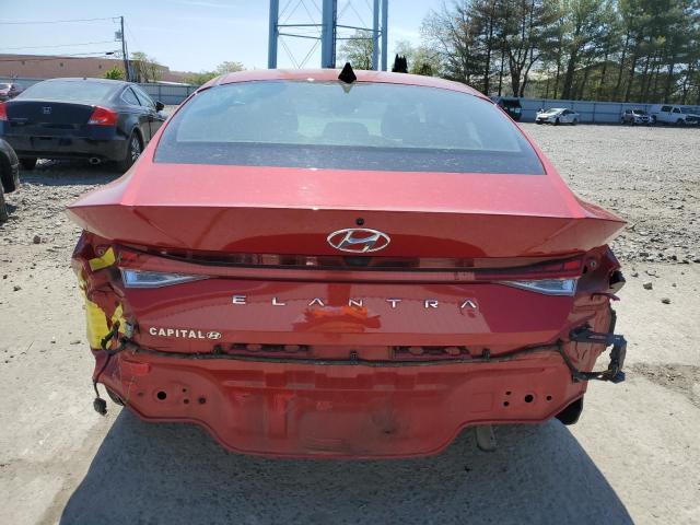  HYUNDAI ELANTRA 2022 Red