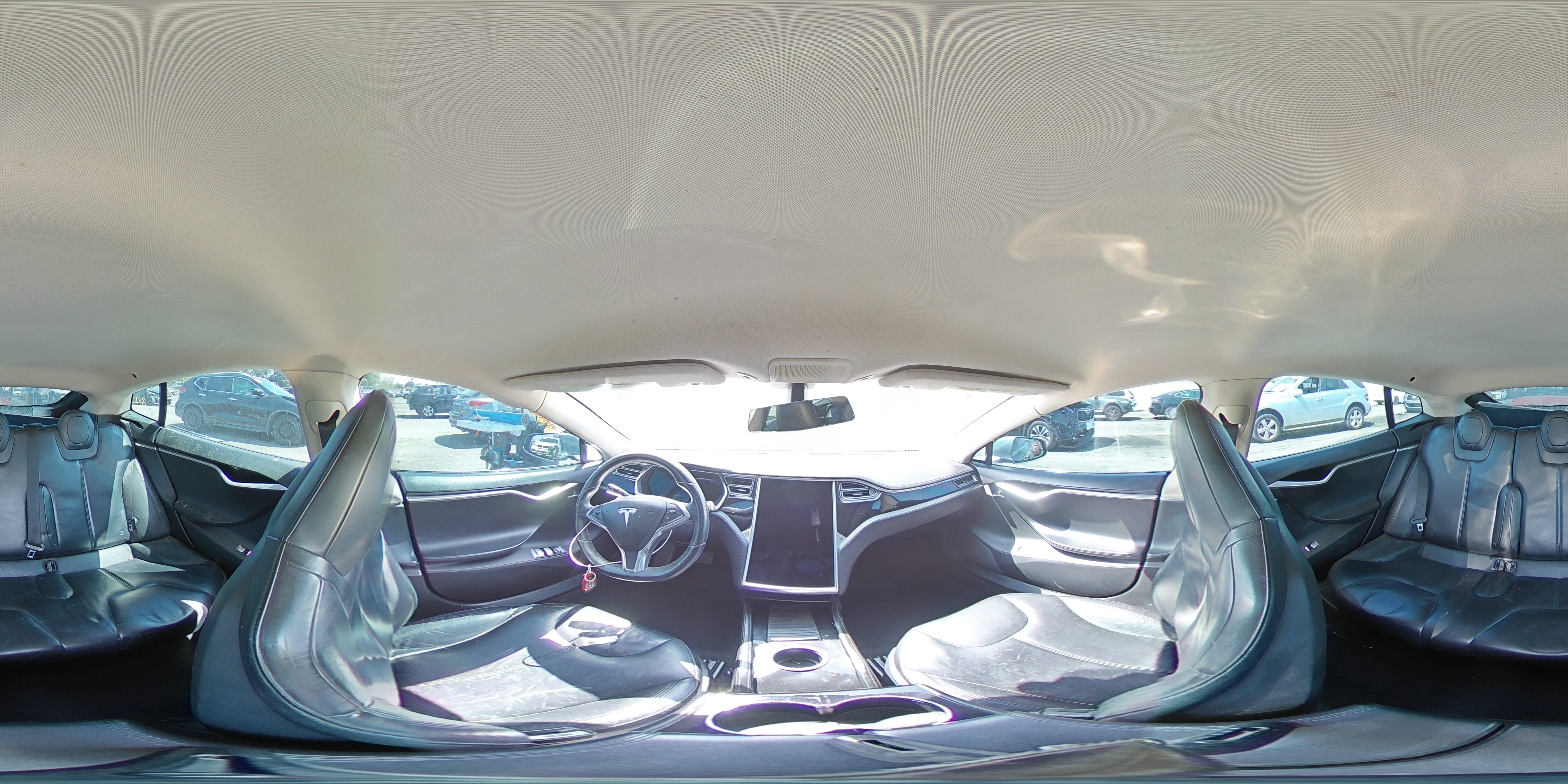 2014 Tesla Model S VIN: 5YJSA1H17EFP36595 Lot: 53705035