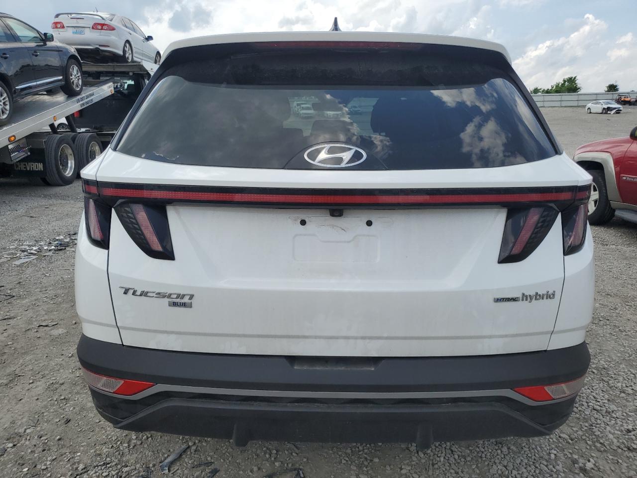 2022 Hyundai Tucson Blue VIN: KM8JBCA1XNU022364 Lot: 54905195